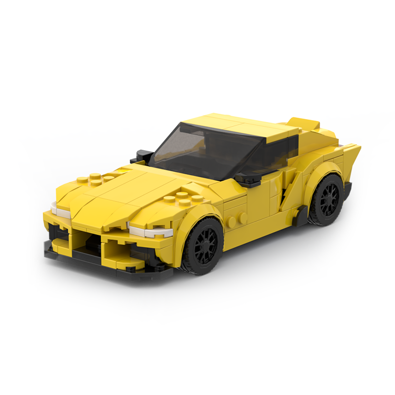 Moc The GR Supra - Yellow-marstoy