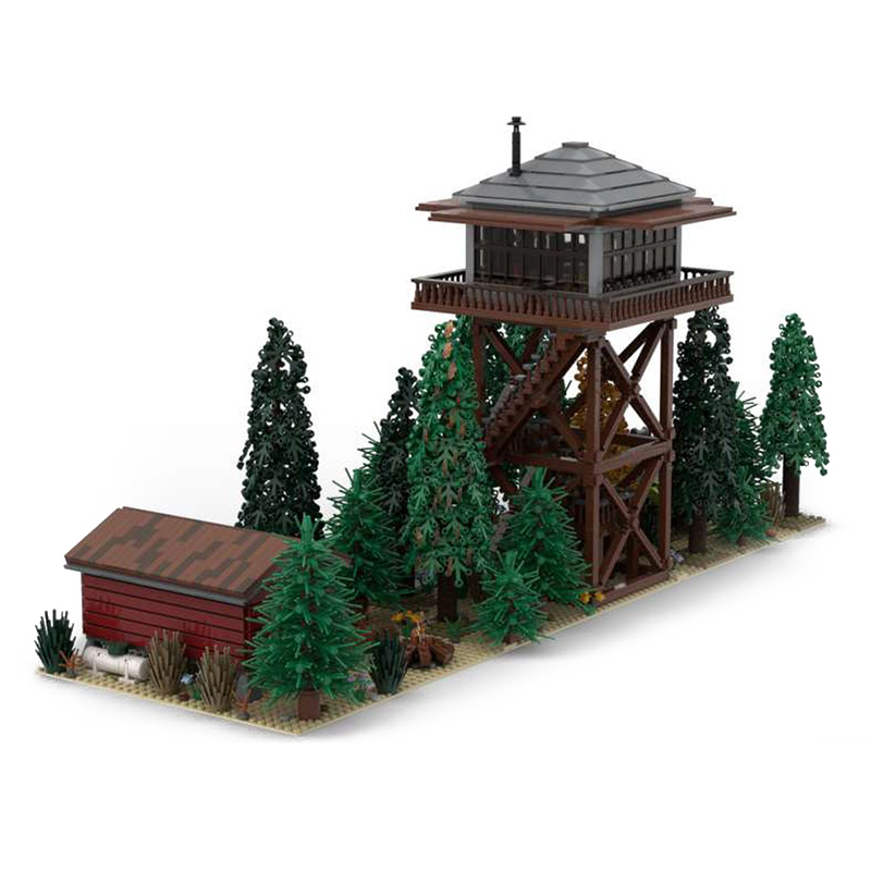 Moc The Fire Observation Tower-marstoy