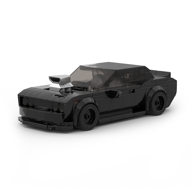 Moc The Dodge Challenger - Black-marstoy