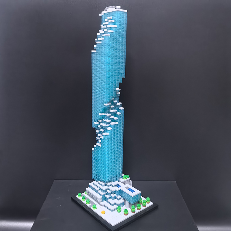 Moc The MahaNakhon 1:800 Scale Bangkok (King Power Maha Nakhon)-marstoy