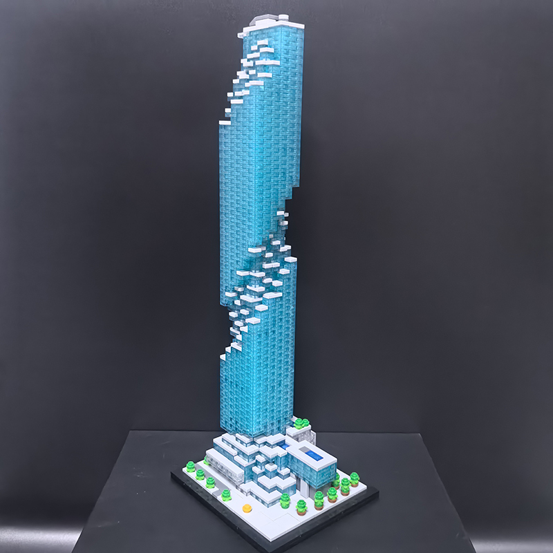 Moc The MahaNakhon 1:800 Scale Bangkok (King Power Maha Nakhon)-marstoy