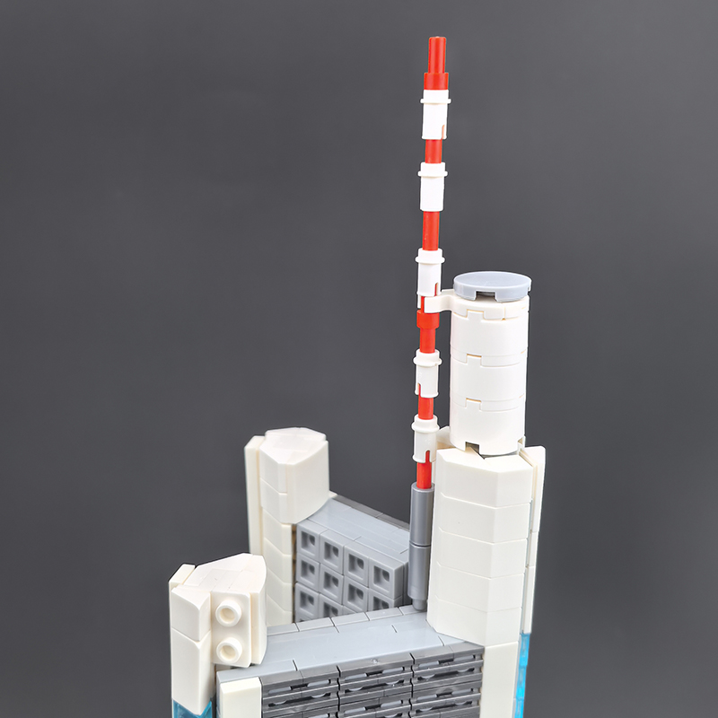 Moc The Commerzbank Tower 1:800 Scale-marstoy
