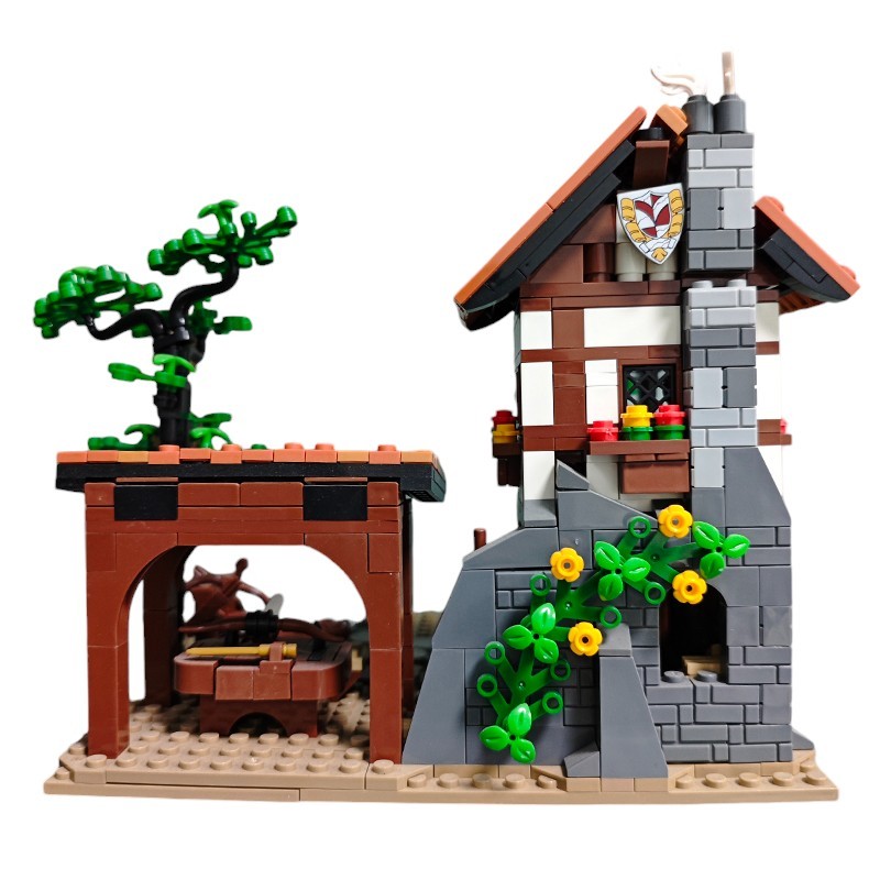 Moc The Lion Knights' Archery Range-marstoy