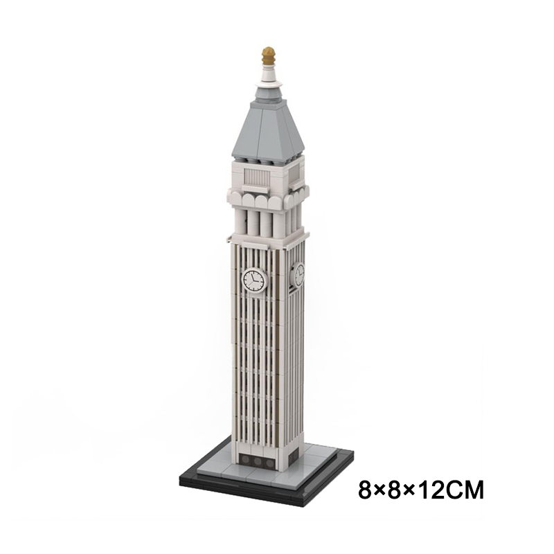 Moc The Metropolitan Life Tower 1:800 Scale-marstoy