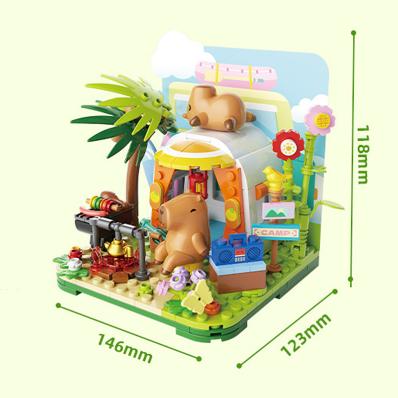 The Capybara Camping-marstoy