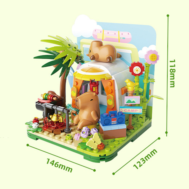 The Capybara Camping-marstoy