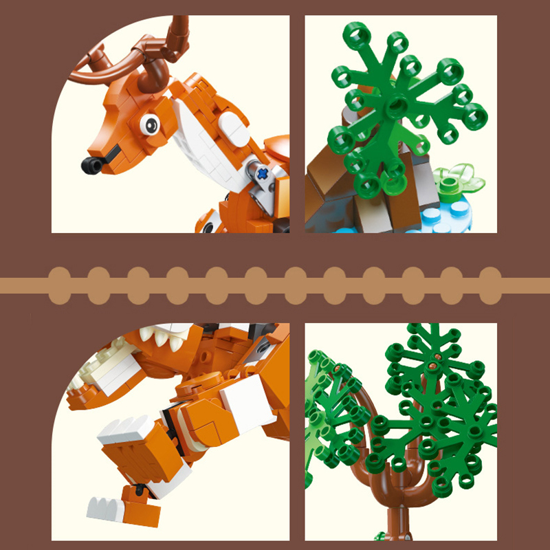 The Wild Animals: Tigers, Horses, Deer-marstoy