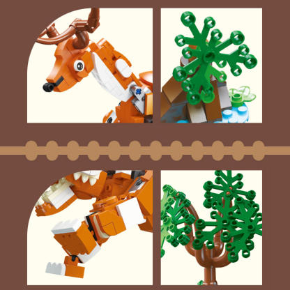 The Wild Animals: Tigers, Horses, Deer-marstoy