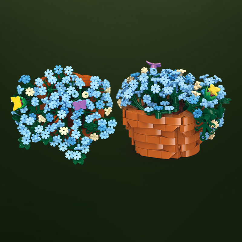 The Blue Flower Potted Plant-marstoy