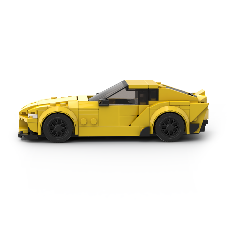 Moc The GR Supra - Yellow-marstoy