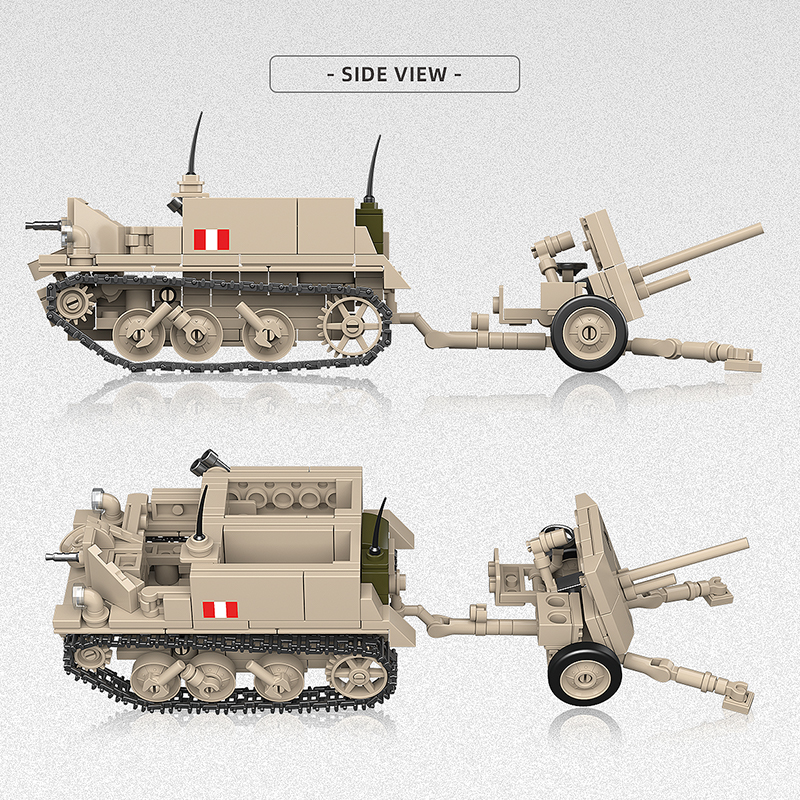 The British Bren gun carrier/QF 2-pounder gun-marstoy