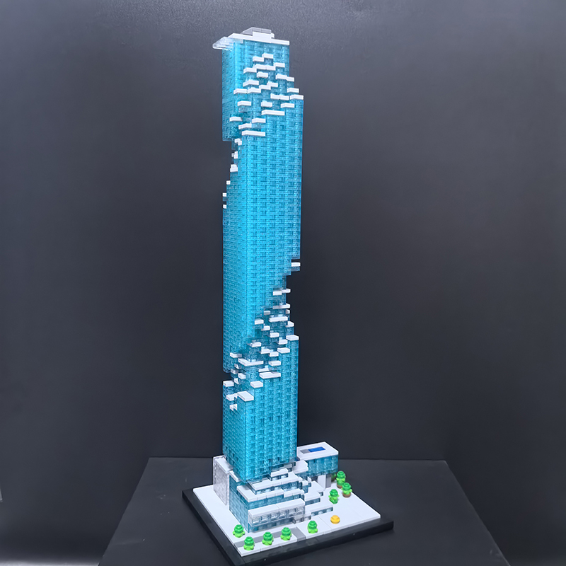 Moc The MahaNakhon 1:800 Scale Bangkok (King Power Maha Nakhon)-marstoy