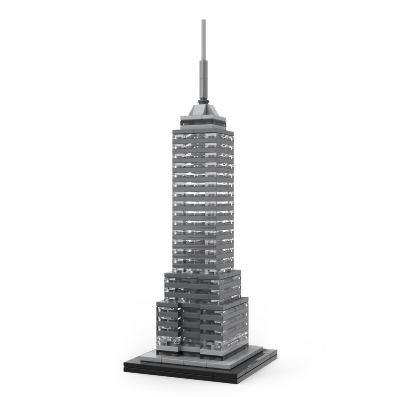 Moc The Torre Latinoamericana 1:800 Scale (Mexico)-marstoy