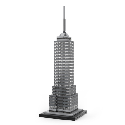 Moc The Torre Latinoamericana 1:800 Scale (Mexico)-marstoy