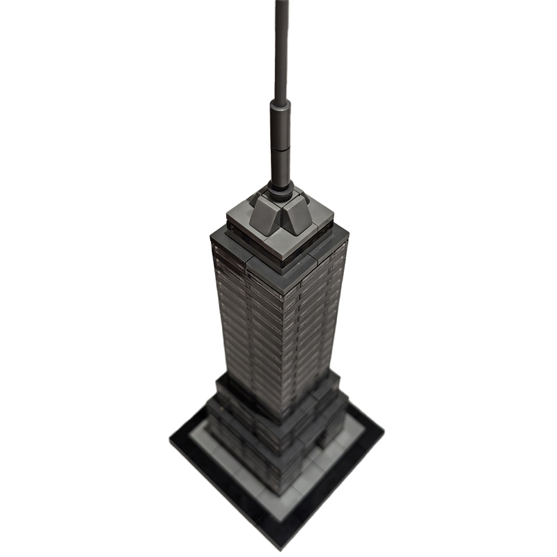 Moc The Torre Latinoamericana 1:800 Scale (Mexico)-marstoy