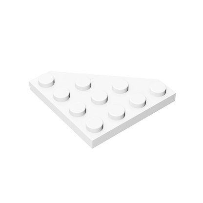 Wedge Plate 4 x 4 Cut Corner-marstoy