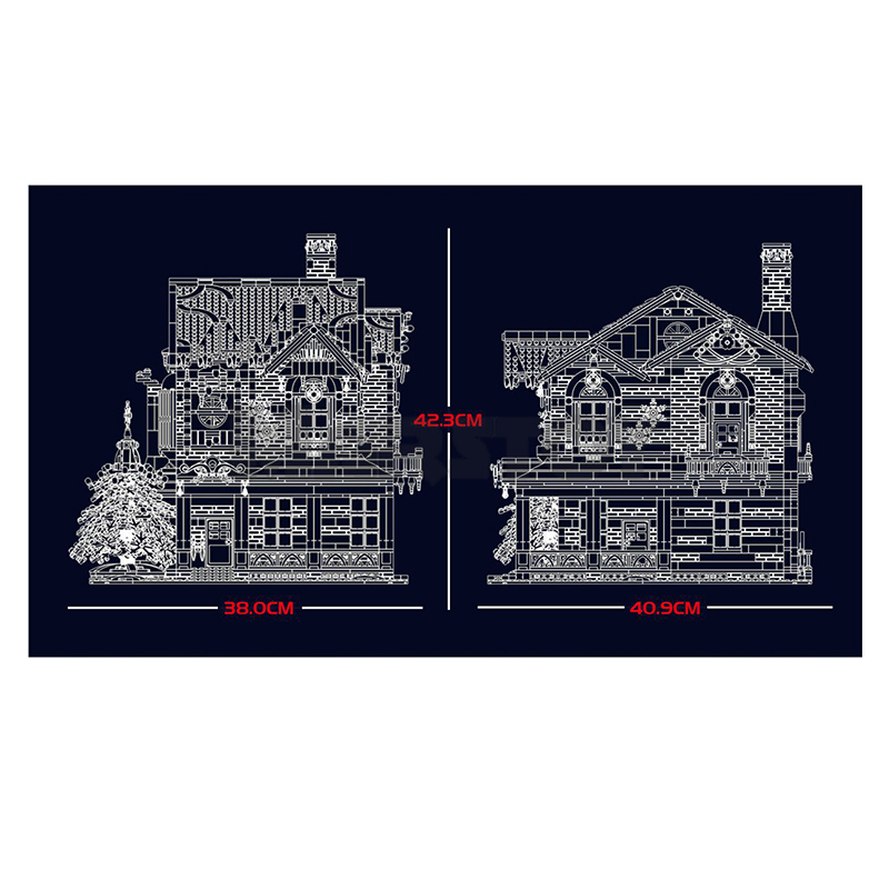 Merry Christmas：Christmas House-marstoy