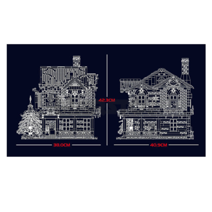 Merry Christmas：Christmas House-marstoy