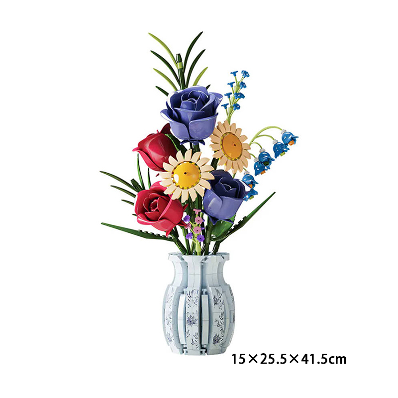 The Bunch of Flowers Autumn Rose-marstoy