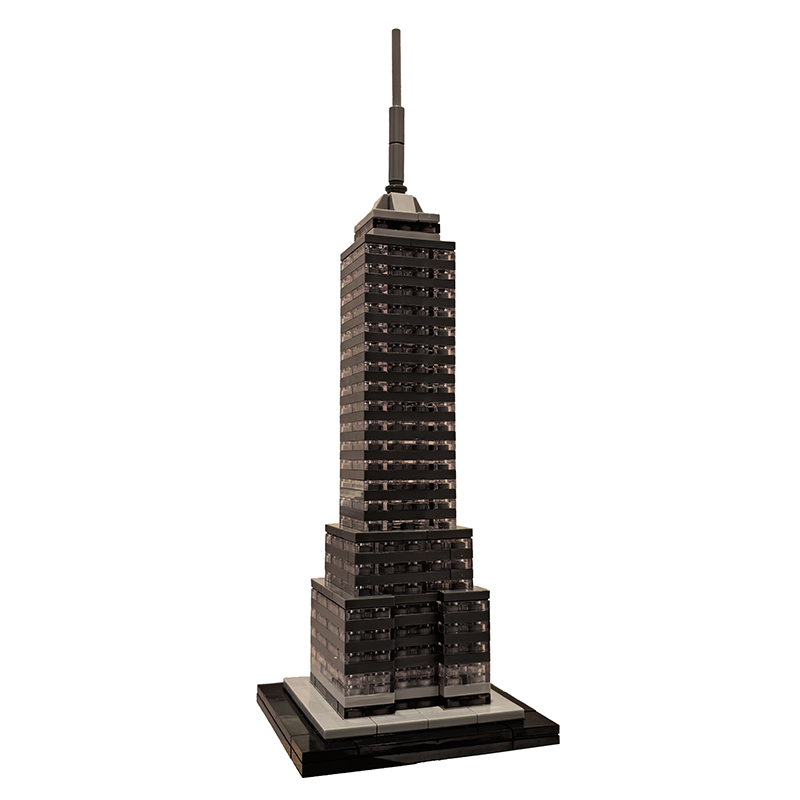 Moc The Torre Latinoamericana 1:800 Scale (Mexico)-marstoy