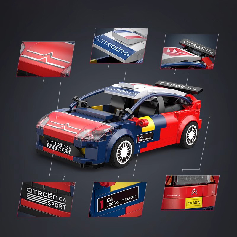 The 1:24 2008 Citroen C4 WRC-marstoy