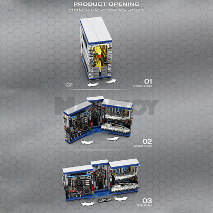 The U-Boat Factory Themed Bookends-marstoy