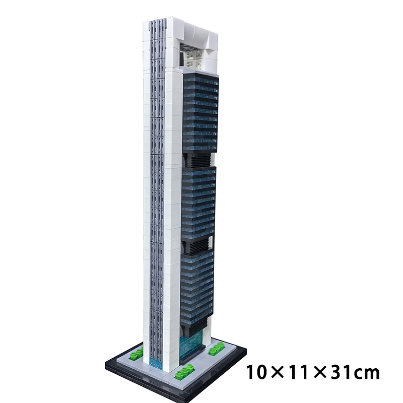 Moc The Torre Cepsa 1:800 Scale (Cepsa Tower)-marstoy