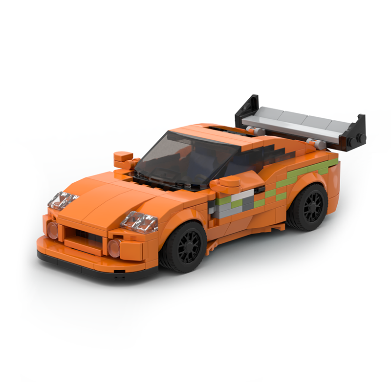 Moc The Supra MK4 - Orange-marstoy
