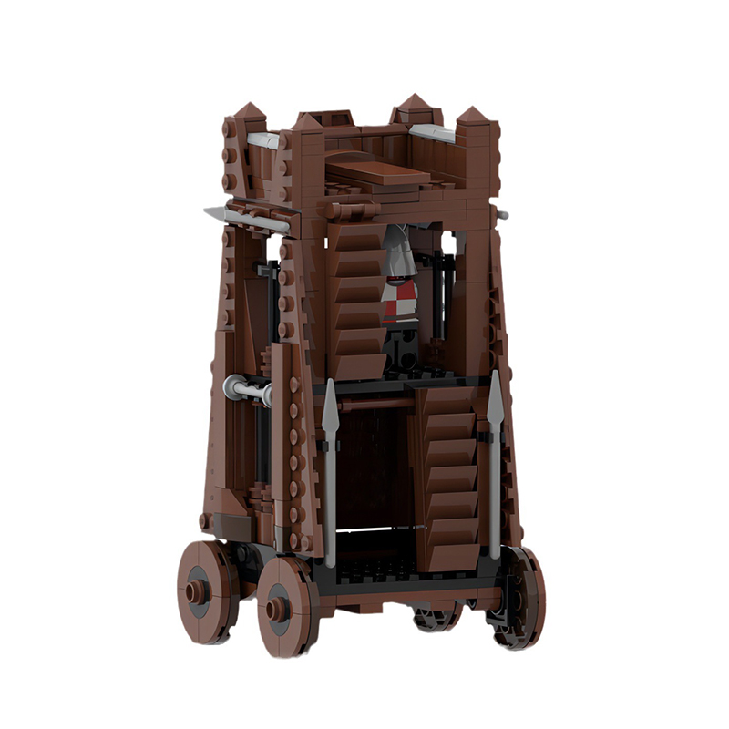 Moc The Medieval Siege Tower without Minifigure-marstoy