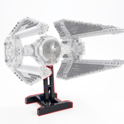 Moc The TIE Interceptor MOC Display Stand-marstoy