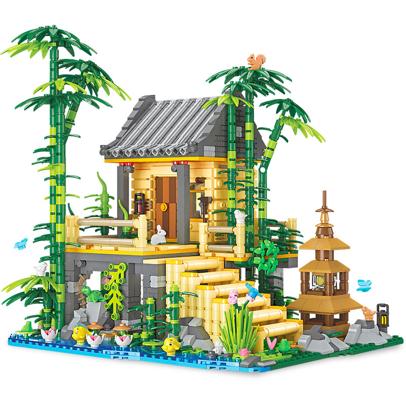 The Panda Bamboo Hut-marstoy