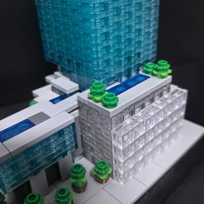 Moc The MahaNakhon 1:800 Scale Bangkok (King Power Maha Nakhon)-marstoy