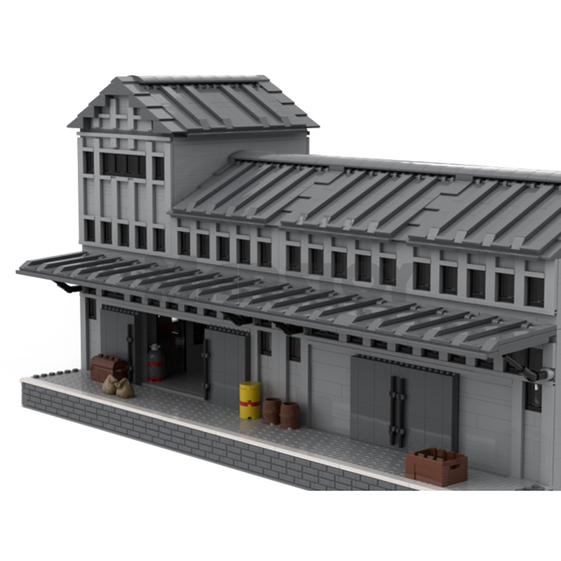 Moc The Train Freight Depot-marstoy