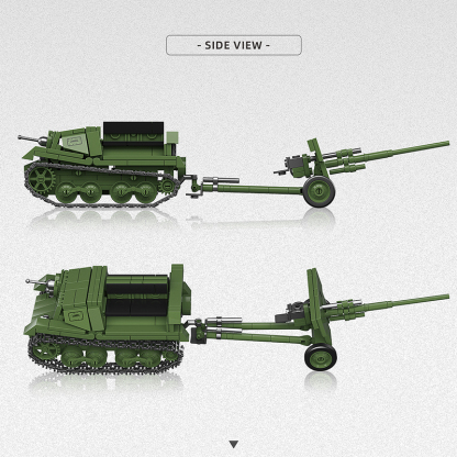 The T20 Tractor + Zis-2 Small Cannon-marstoy
