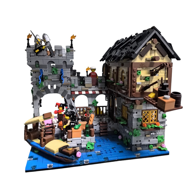 Moc The Medieval Harbor-marstoy