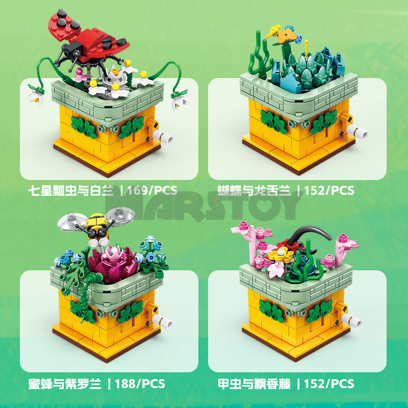 The Insect And Flowers-marstoy