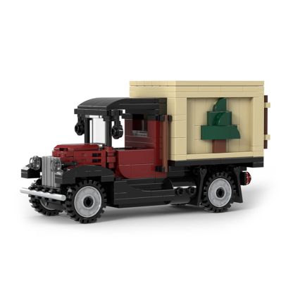 Moc The Winter Village X-mas Tree Truck-marstoy