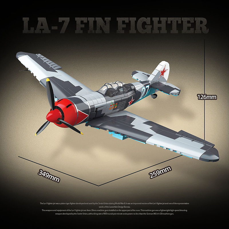 The LA-7 Fin Fighter-marstoy