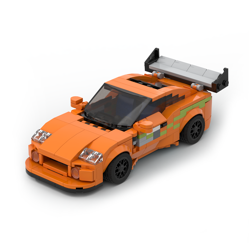 Moc The Supra MK4 - Orange-marstoy