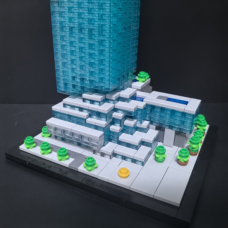 Moc The MahaNakhon 1:800 Scale Bangkok (King Power Maha Nakhon)-marstoy