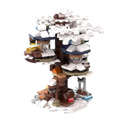 Moc The Mini Ideas Tree House - Winter Version-marstoy