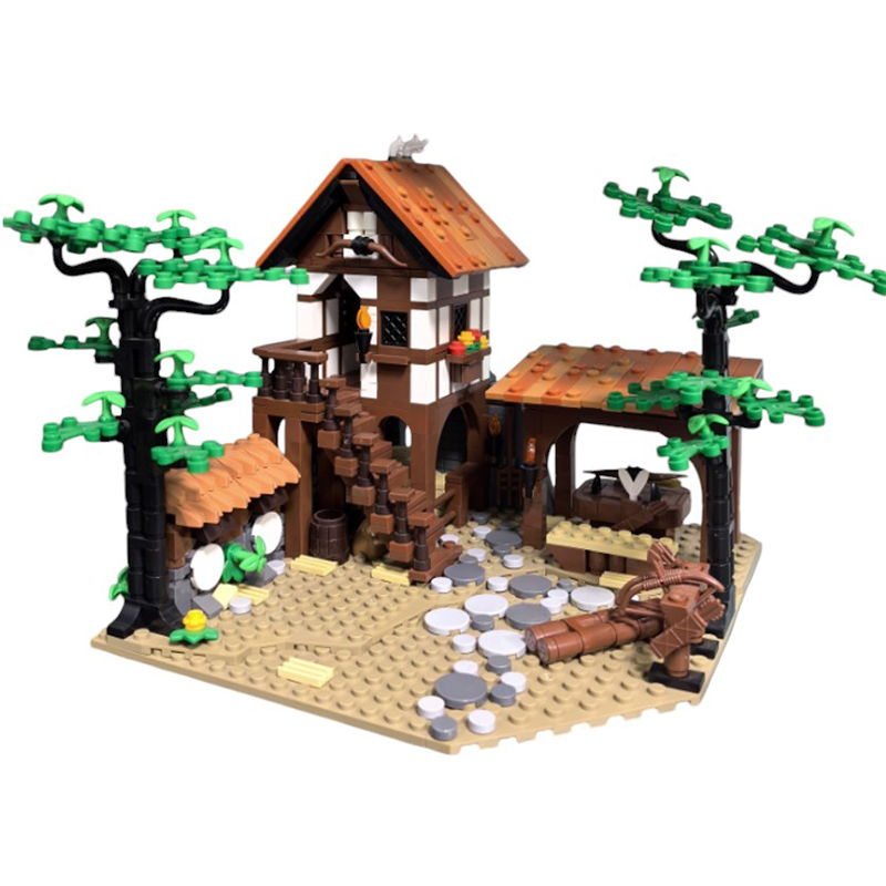Moc The Lion Knights' Archery Range-marstoy