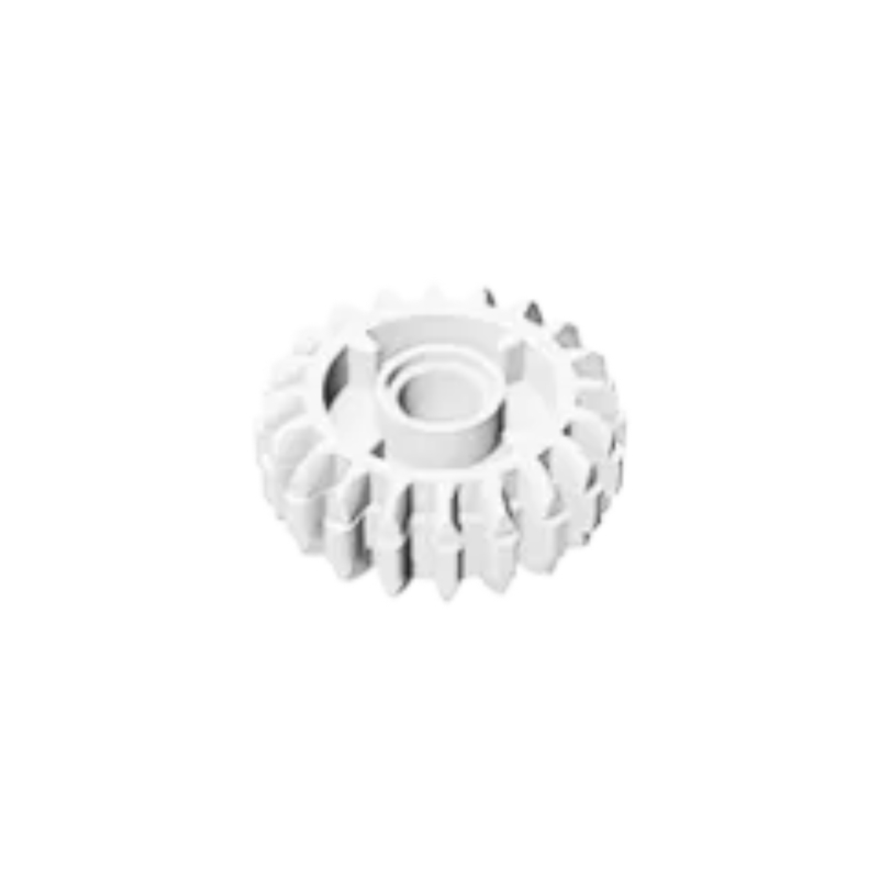 Technic Gear 20 Tooth Double Bevel with Clutch on Both Sides-marstoy