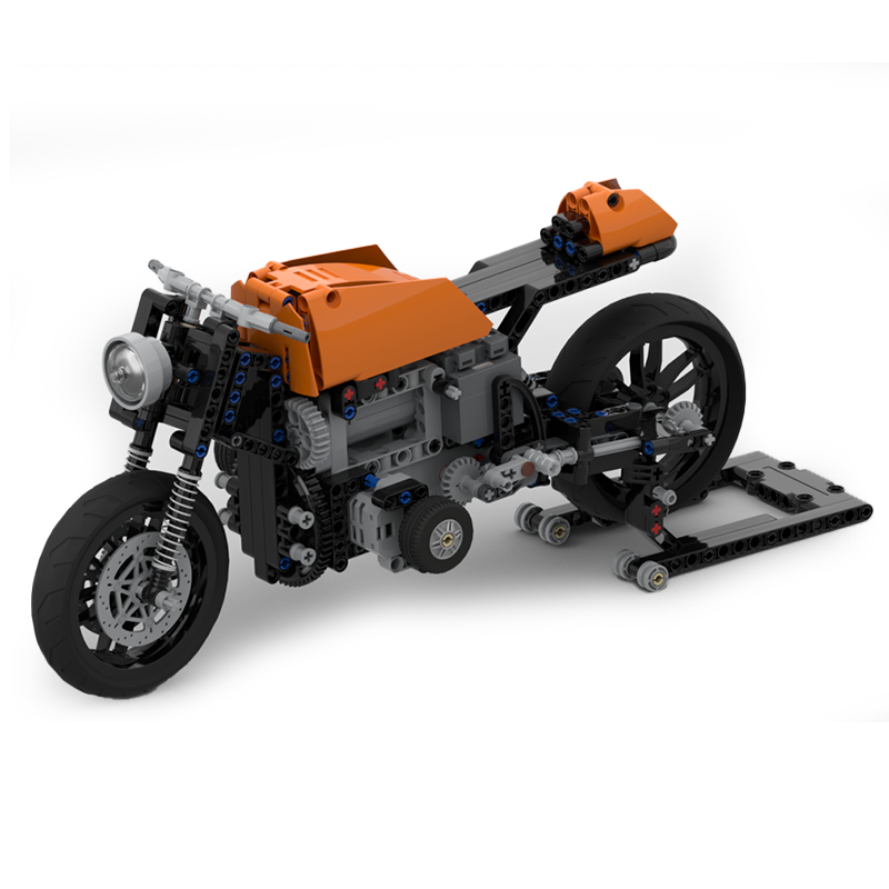 Moc The Twister PF (Self-balancing RC Café Racer Motorcycle)-marstoy
