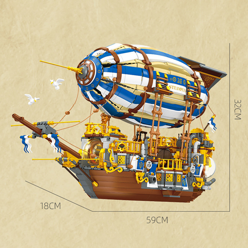 The Steampunk Airship-marstoy