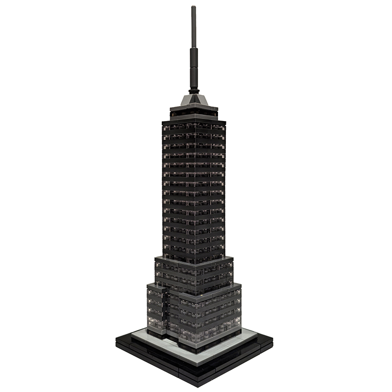 Moc The Torre Latinoamericana 1:800 Scale (Mexico)-marstoy