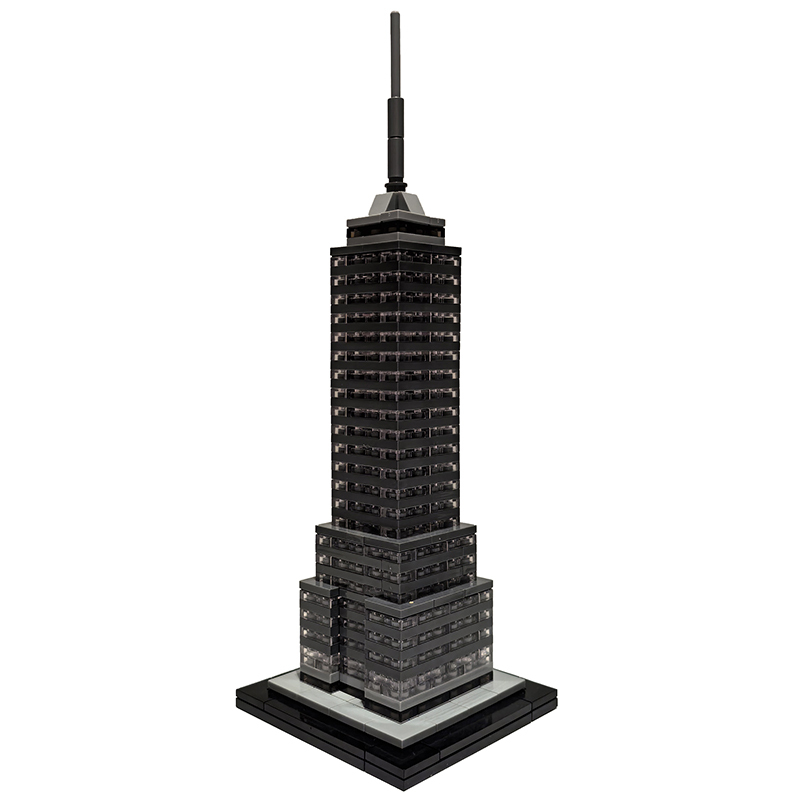 Moc The Torre Latinoamericana 1:800 Scale (Mexico)-marstoy