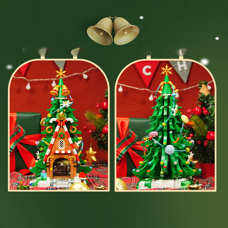 The Christmas Elf Tree House-marstoy