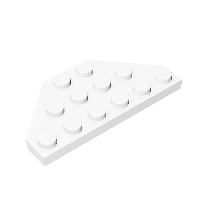 Wedge Plate 3 x 6 Cut Corners-marstoy