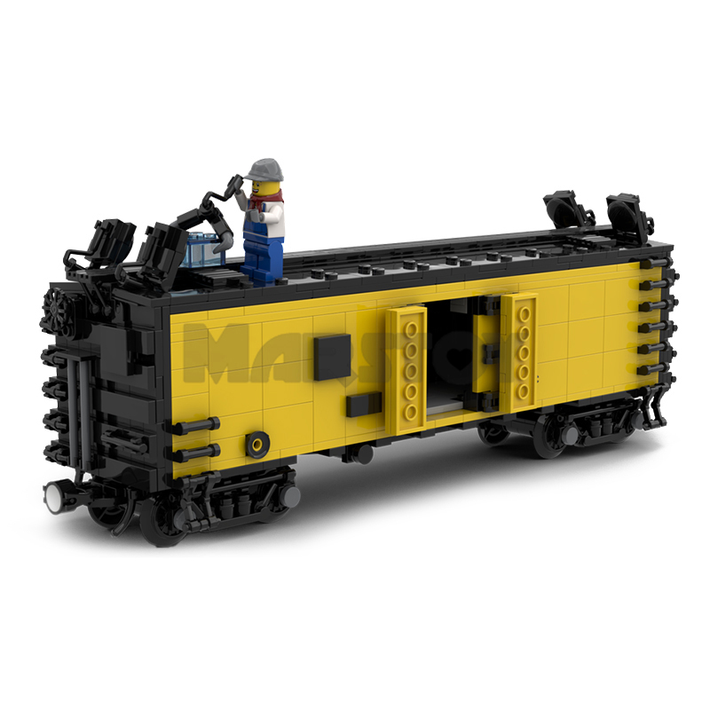 Moc The SFRD Class 23 Boxcar without Minifigure-marstoy